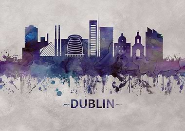 Dublin Ireland skyline