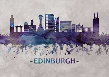 Edinburgh Scotland skyline