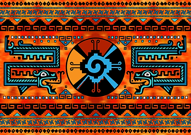 Hunab Ku Mayan symbol