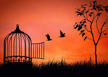 birds are released