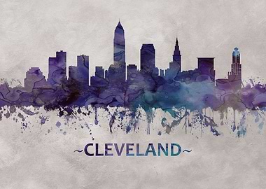 Cleveland Ohio skyline