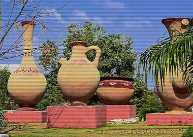 Pitchers at Jinnah Park