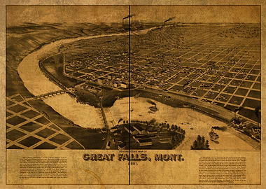 Great Falls Montana Map