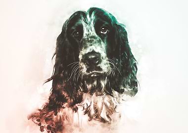 Cocker Spaniel Watercolor