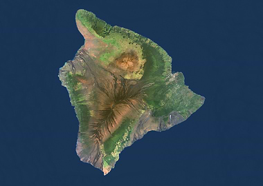 Hawaii Satellite Map