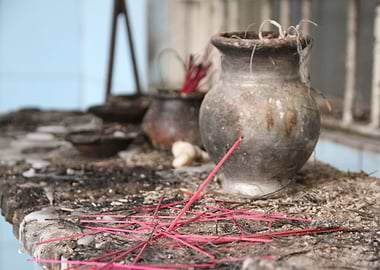 Incenses in the temple