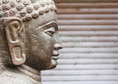 Lord Buddha Statue side