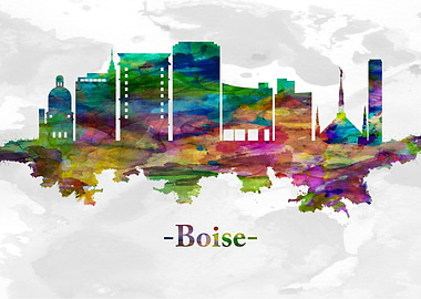 Boise Idaho skyline