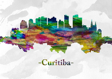 Curitiba Brazil skyline