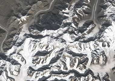 Denali Satellite Map