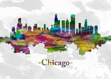 Chicago Illinois skyline