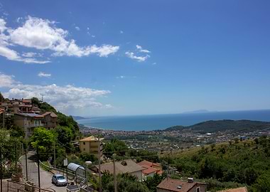 Over looking Formia Italy