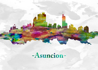 Asuncion Paraguay skyline