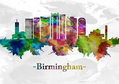 Birmingham England skyline