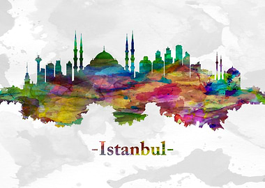 Istanbul Turkey skyline