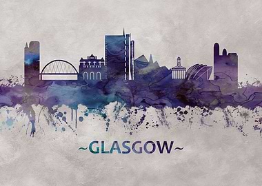 Glasgow Scotland skyline