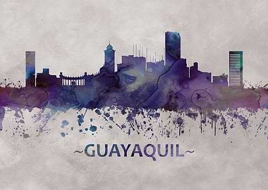 Guayaquil Ecuador skyline