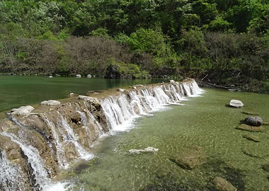 national park waterfall