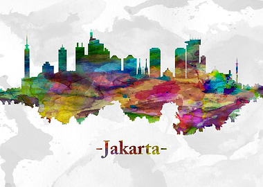 Jakarta Indonesia skyline