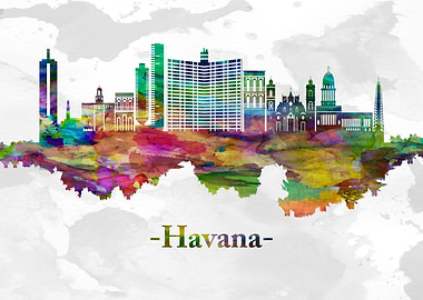 Havana Cuba skyline