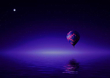 Cyberpunk Lonely Balloon