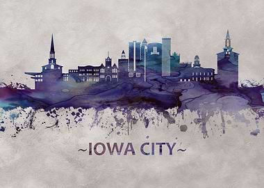Iowa City skyline