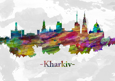Kharkiv Ukraine skyline