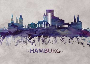 Hamburg Germany skyline