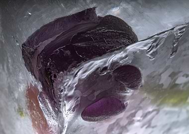 Mixed Tulips in ice 3