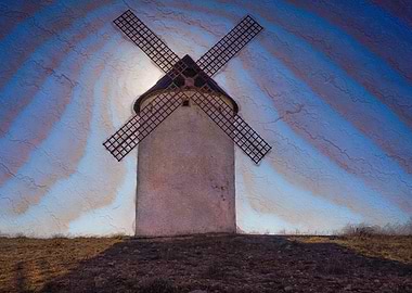 The force of the wind