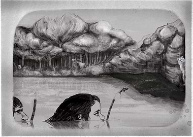 The ford in the river