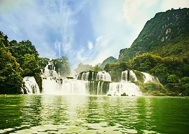 Ban Gioc waterfall