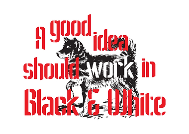 Black and White Idea