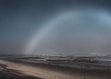 Rainbow and the desert