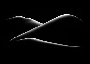 Nude woman bodyscape 17