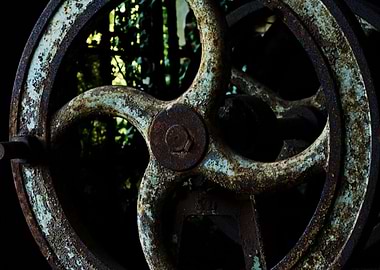Rusty wheel