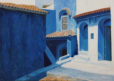 Mysterious bluish nook