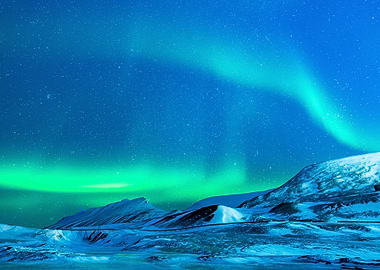 Aurora in the Nature