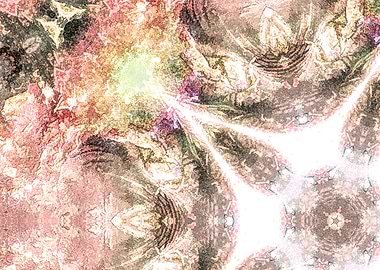 mandala texture wall