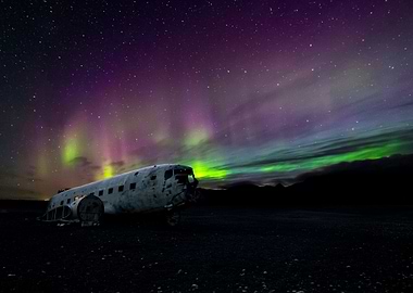 Aurora in the Nature