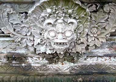 Carving at Gunung Kawi