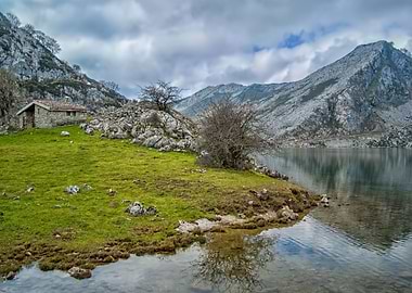 Lake in Asturias