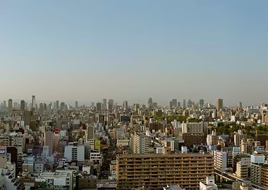 OSAKA cityscape pano view