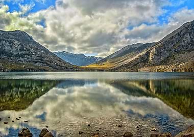 Lake in the mountains