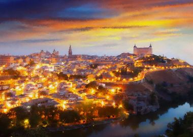 Toledo City in Spain magic