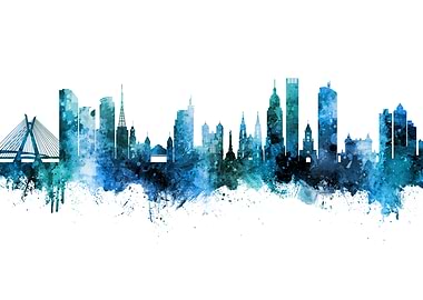 Sao Paulo Brazil Skyline