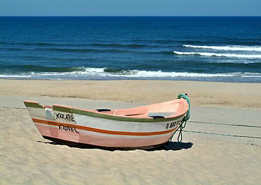 Fishing boat on the beach