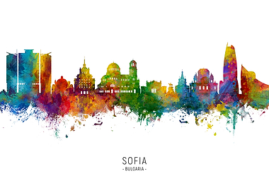 Sofia Bulgaria Skyline