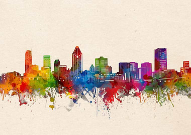 montreal watercolor