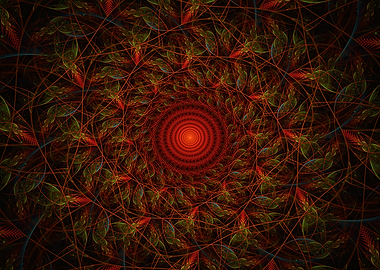 Crimson Vine Vortex